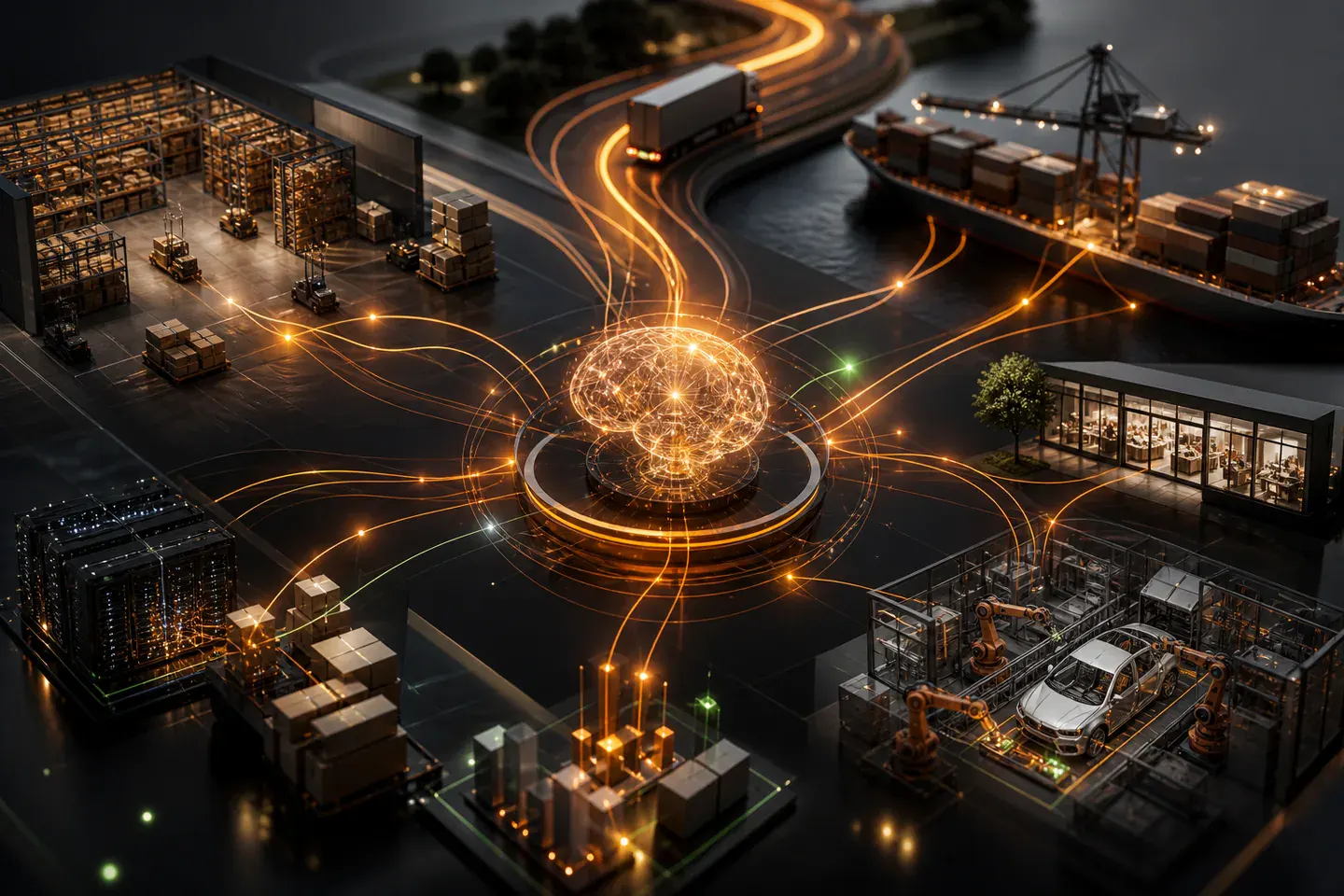 IA conectada ao ERP: quando os dados começam a trabalhar